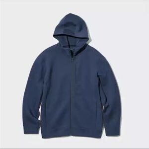 Uniqlo Jacket Men's Stretch Dry Sweat Full-Zip Long-Sleeve Hoodie